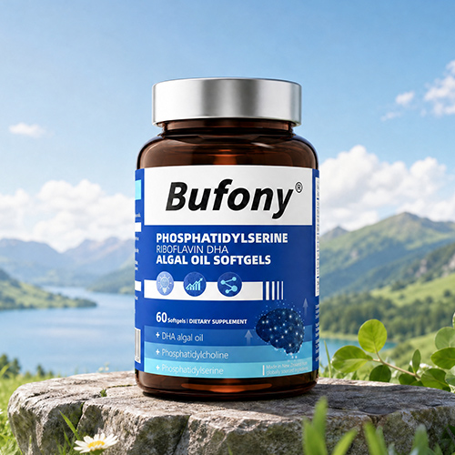 Bufony 磷脂酰丝氨酸核黄素 DHA 藻油软胶囊